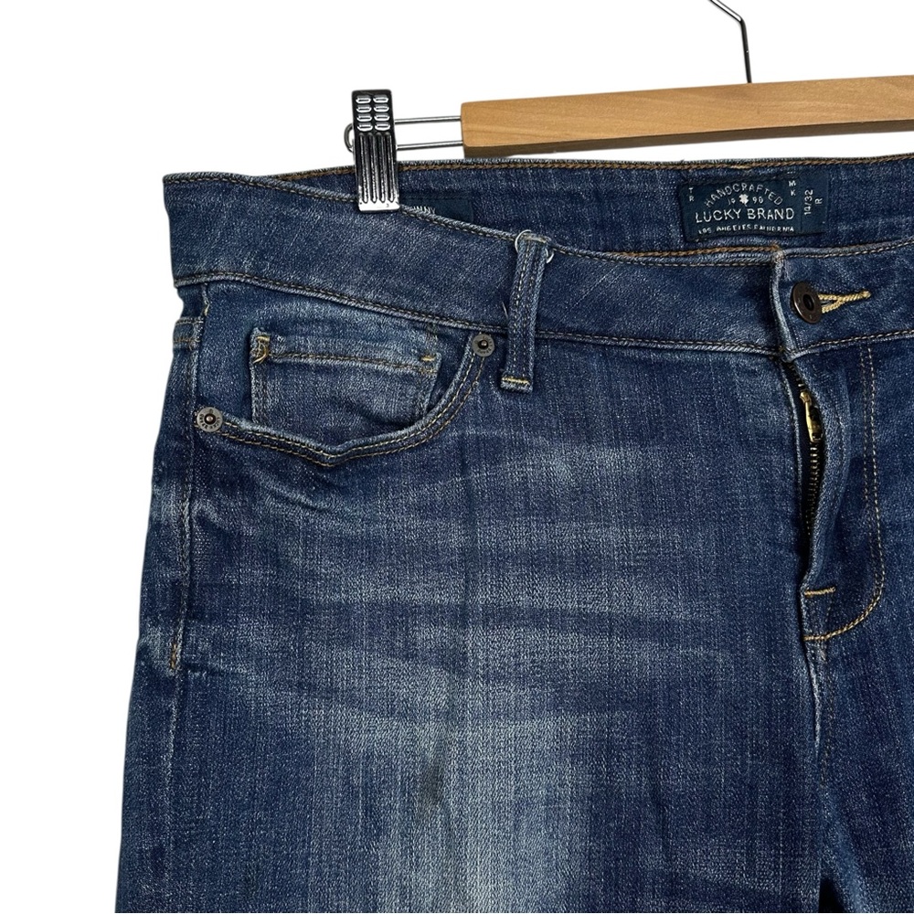 Lucky Brand Lolita Stretchy Mid Rise Medium Washed Denim Skinny Jeans 14/32 - Picture 6 of 14